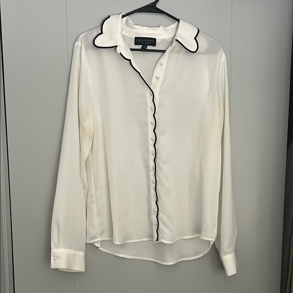Laundry by Shelli Segal White Blouse